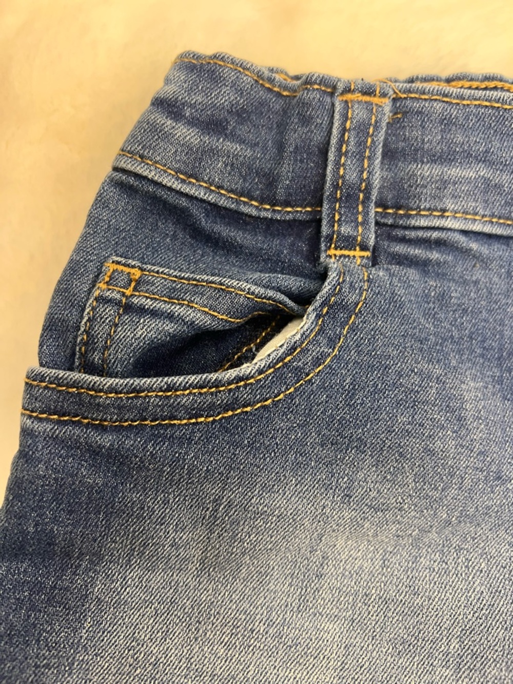 Garanimals Dark Blue Frayed Hem Denim Shorts - Picture 5 of 7